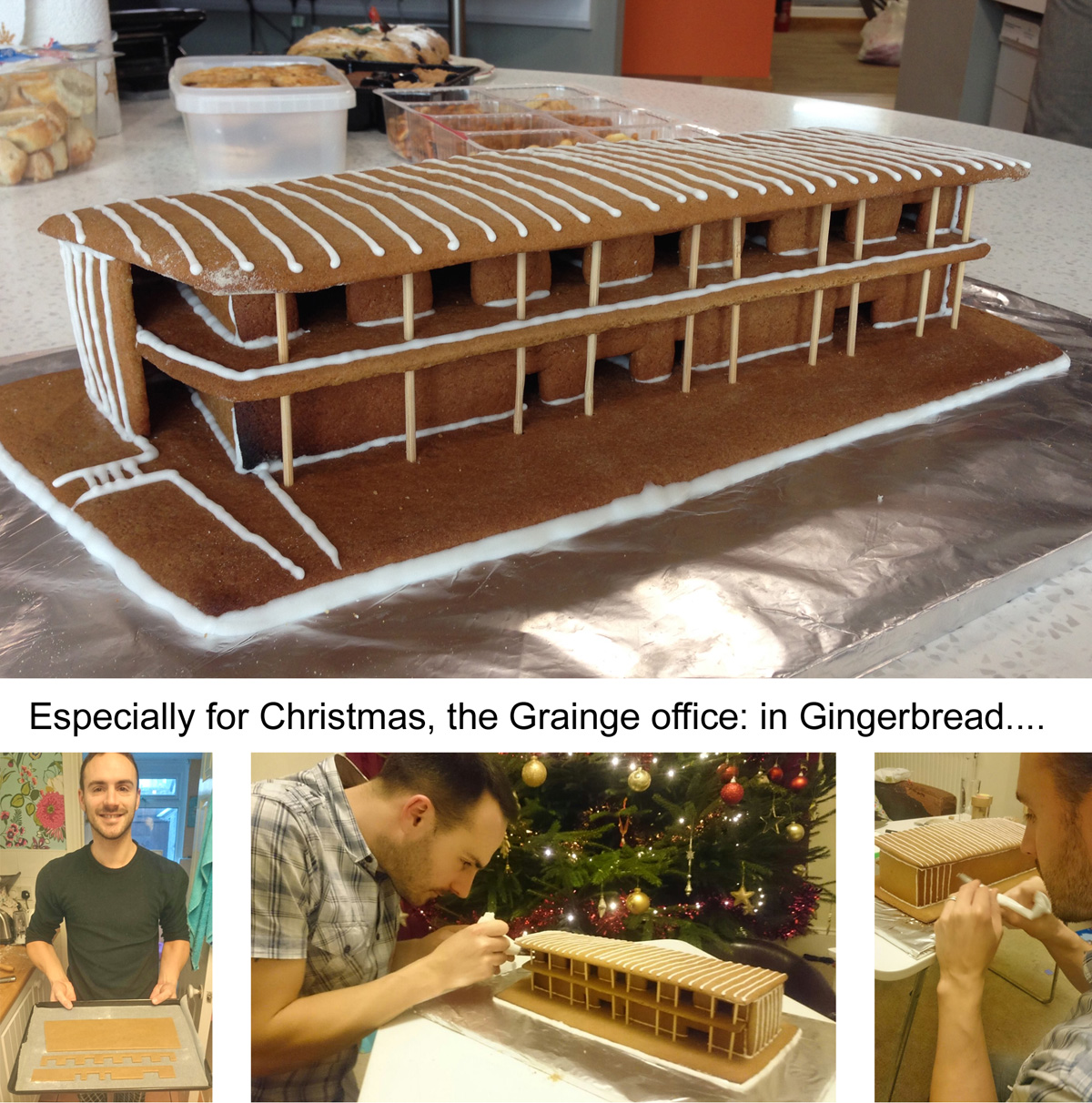 Grainge Architects Gingerbread Office